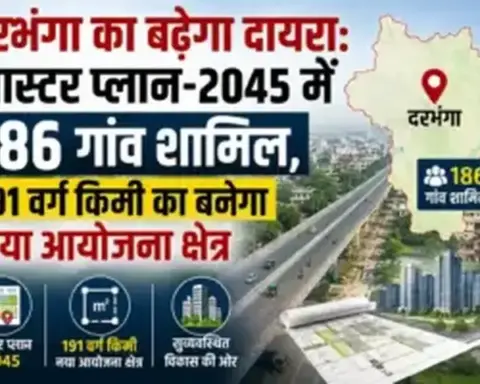 Darbhanga News: दरभंगा का बढ़ेगा दायरा: मास्टर प्लान-2045 में 186 गांव शामिल, 191.68 वर्ग किमी का बनेगा नया आयोजना क्षेत्र